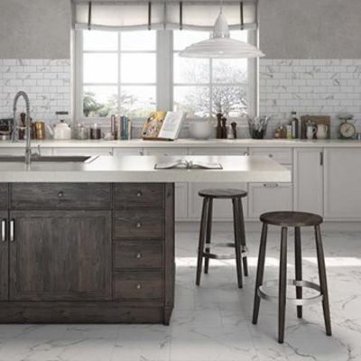 tile flooring in a bright kitchen in Jackson, MI